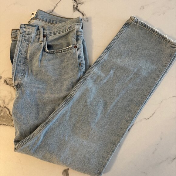Agolde 90s Jeans Light Wash 27 - Picture 1 of 5